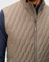 Belfry Quilted Puffer Vest - Khaki