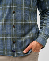 Labrador Tartan Lodge Shirt - Laguna Blue