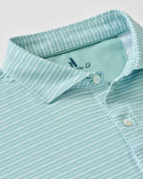 Performance Featherweight Long Sleeve Polo - Track Stripe - Sublime