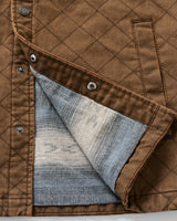 Quilted Chore Coat - Russet