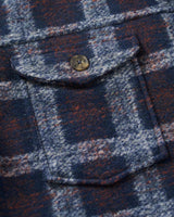 Sherpa Lined Shacket - Navy