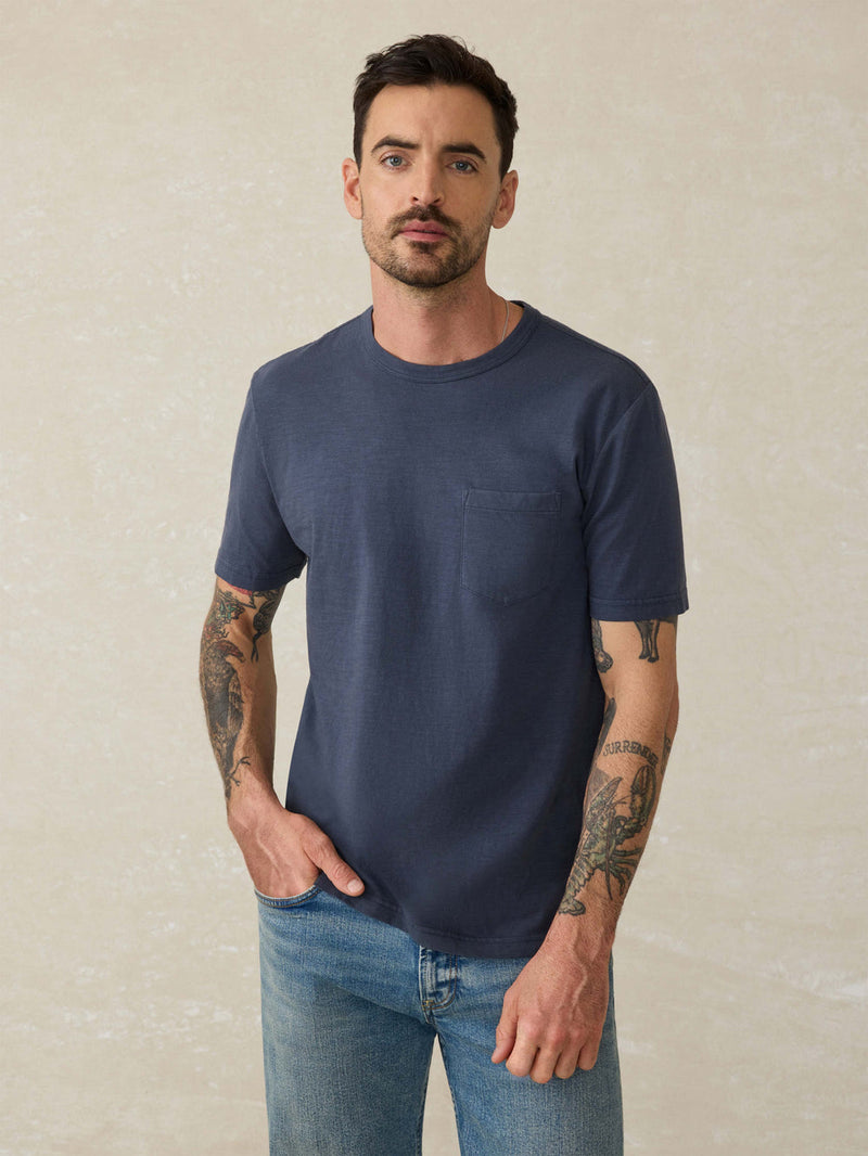 Sunwashed Pocket Tee - Oak Hall