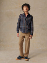 Faherty Coastline Knit Shirt - Crestwood River Plaid