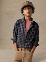 Faherty Coastline Knit Shirt - Crestwood River Plaid