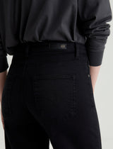 AG Jeans Saige Wide Leg Crop - Super Black