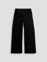 AG Jeans Saige Wide Leg Crop - Super Black