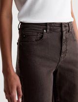 AG Jeans Saige Wide Leg Crop Jean - Sulfur Burnt Umber