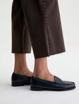 AG Jeans Saige Wide Leg Crop Jean - Sulfur Burnt Umber