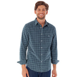 Criquet Corduroy Pearl Snap - Slate Check
