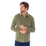 Criquet Corduroy Pearl Snap - Olive