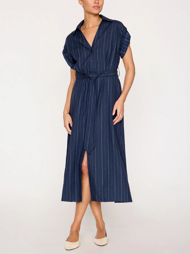 Fia Belted Stripe Dress