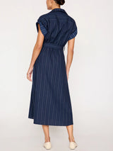 Fia Belted Stripe Dress