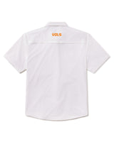 Tennessee Tailgater Short Sleeve Snap Shirt - White