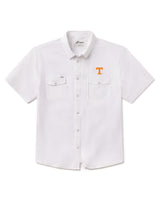Tennessee Tailgater Short Sleeve Snap Shirt - White