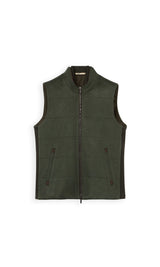 Arena Cashmere Vest - Dark Olive