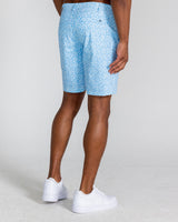 Printed Hanover Pull-On Short  Galem 7.5" Short - Oak Hall