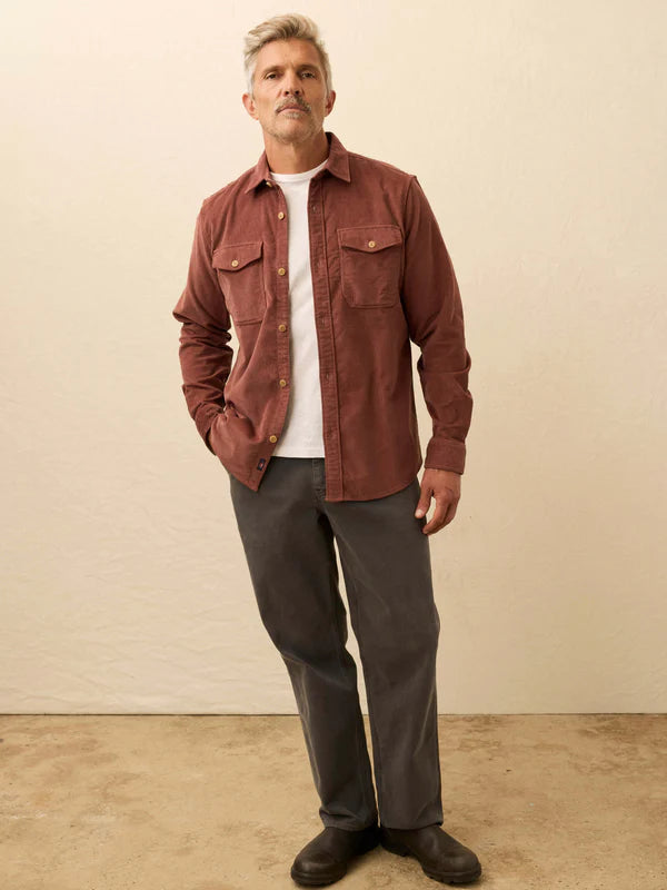 Stretch Terry Corduroy Workshirt