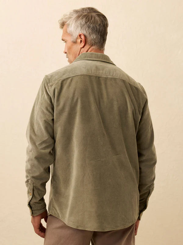 Stretch Terry Corduroy Workshirt