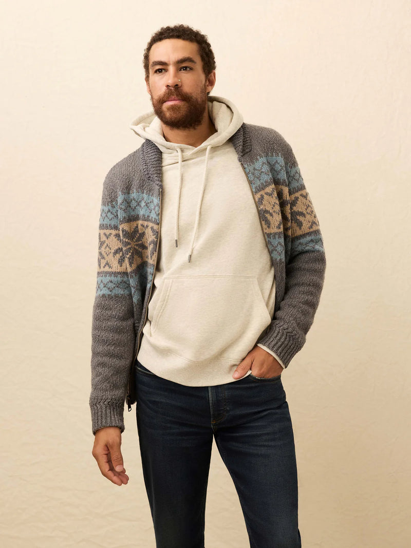 Surf To Snow Zip Cardigan - Oak Hall