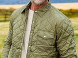 Criquet Quilted Shacket - Olive