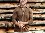 Long Sleeve Perf Polo