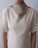 Lescarf Polka Dot Scarf - Sand