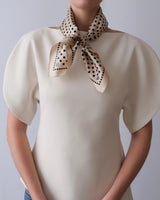 Lescarf Polka Dot Scarf - Sand