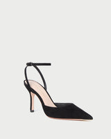 Jaden Black Suede Pump