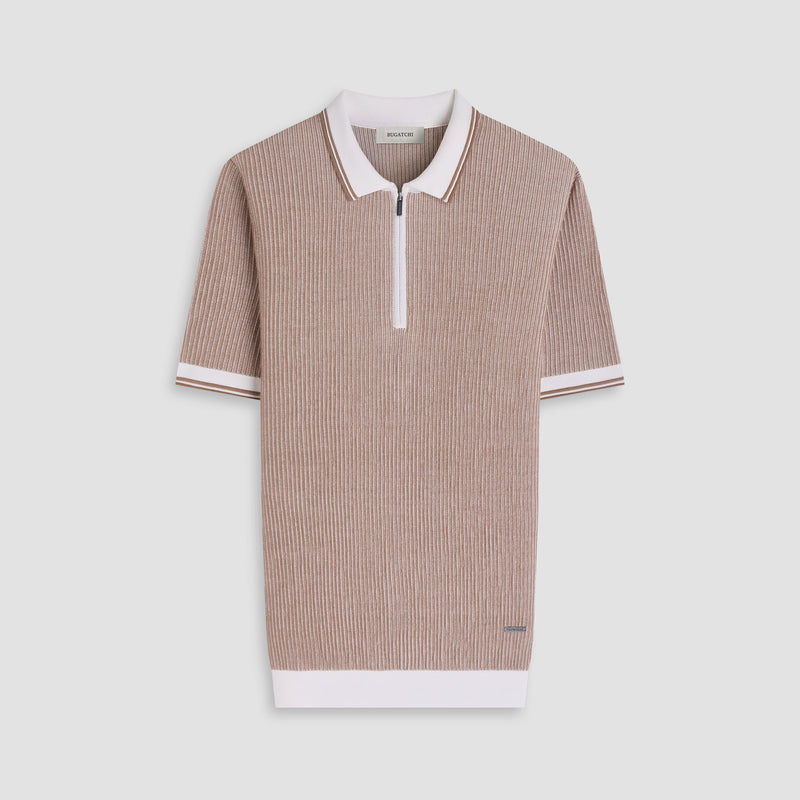 Bugatchi S/S 1/4 Zip Polo Sweater | Oak Hall