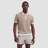 S/S 1/4 Zip Polo Sweater - Oak Hall