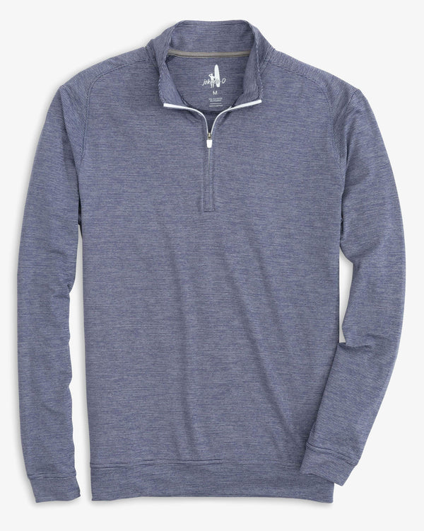 Vaughn Striped Performance 1/4 Zip Pullover