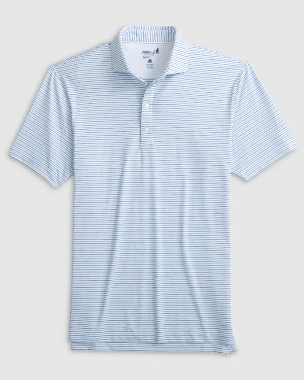 Performance Jersey Polo - Vik Stripe - Oak Hall
