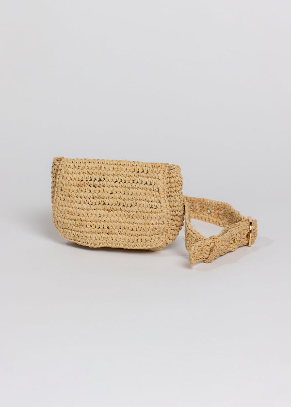 Straw Belt Bag