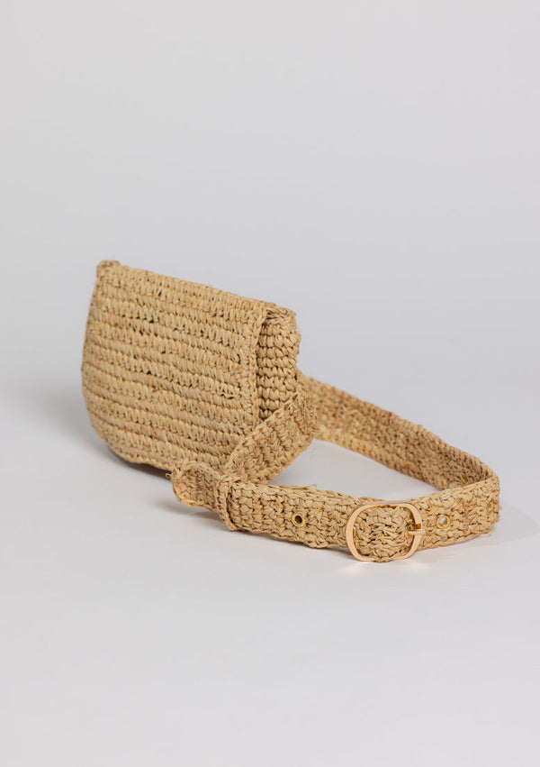 Straw Belt Bag