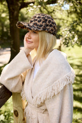 Hat Attack Sherpa Novelty Cap - Leopard