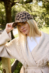 Hat Attack Sherpa Novelty Cap - Leopard