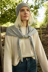 Hat Attack Cashmere Scarf - Grey