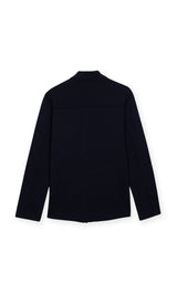 Milano Stitch Overshirt - Navy