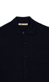 Milano Stitch Overshirt - Navy