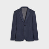 Wool Blend Blazer Jacket