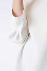 Kal Rieman Ellie Satin Tneck - Ivory