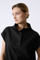 Kal Rieman Gail Funnel Neck Pullover - Black