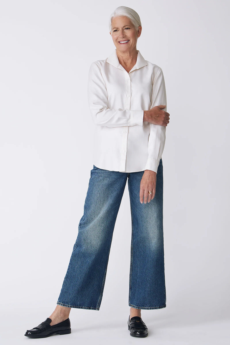 Box Pleat Ginna Tailored Shirt