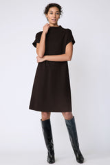 Maya Funnel Neck Dress