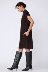Maya Funnel Neck Dress