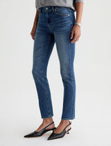 AG Jeans Mari Mid-Rise Slim Straight Jean - 15 Years Prague
