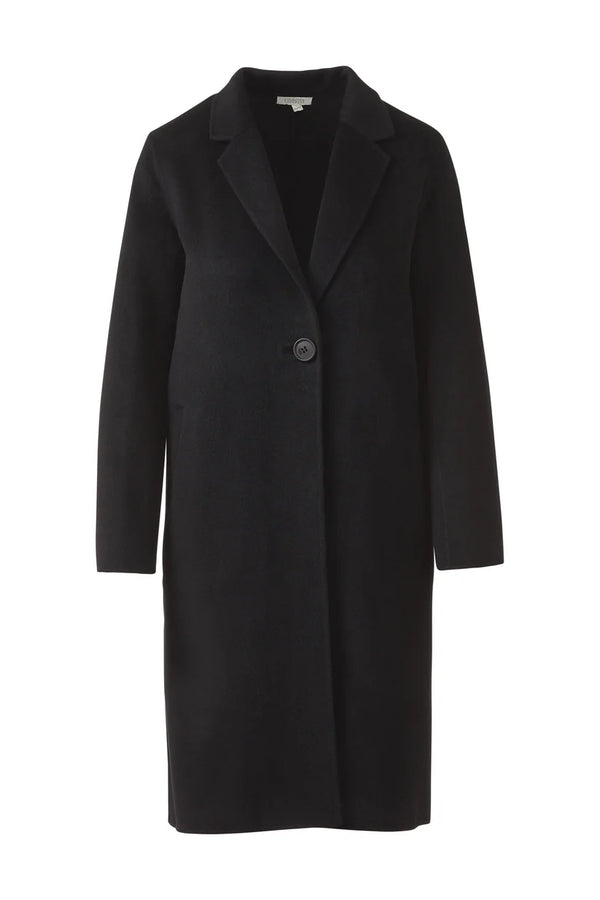 Long Notch Collar Coat