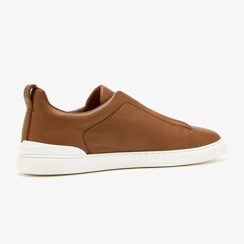 Triple Stitch Deerskin Sneaker