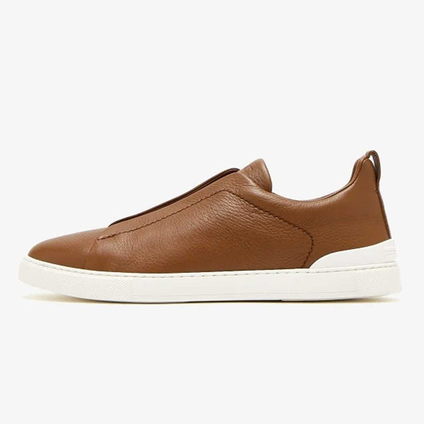 Triple Stitch Deerskin Sneaker