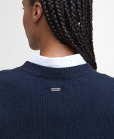 Woodhouse Wool-Cashmere Crew Neck Jumper - Navy